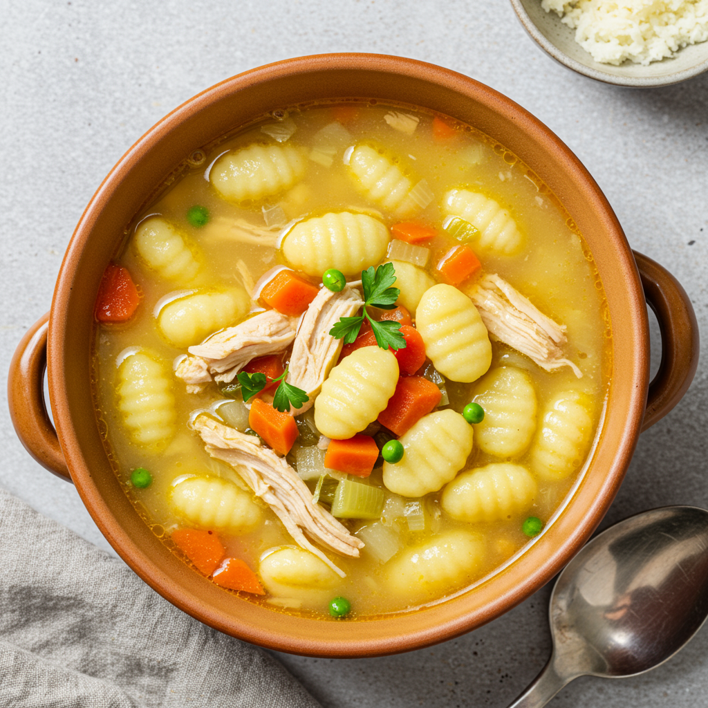 1. Classic Chicken Gnocchi Soup