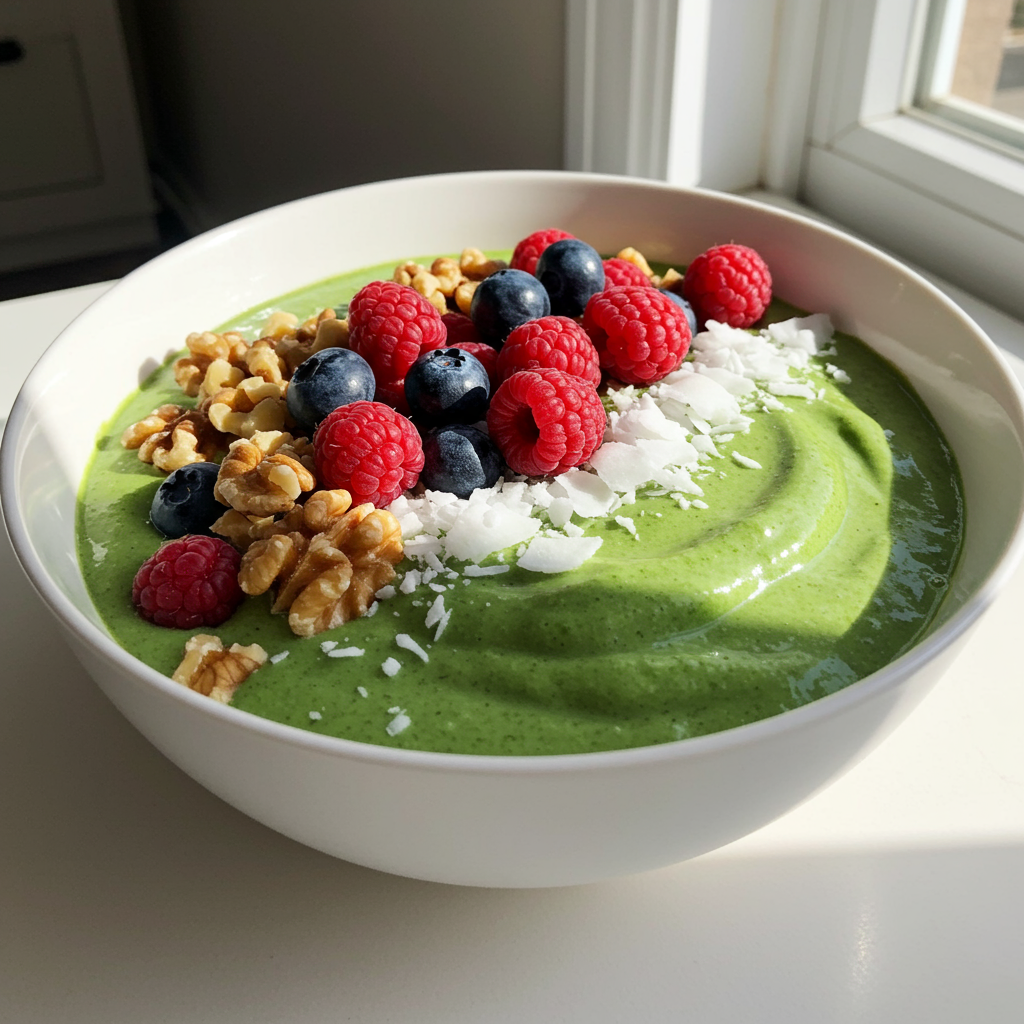 1. Green Power Smoothie Bowl