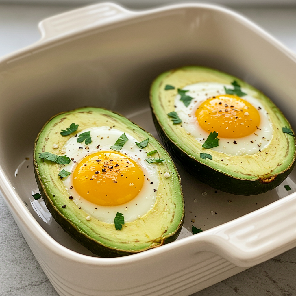 2. Avocado & Egg Breakfast Boats