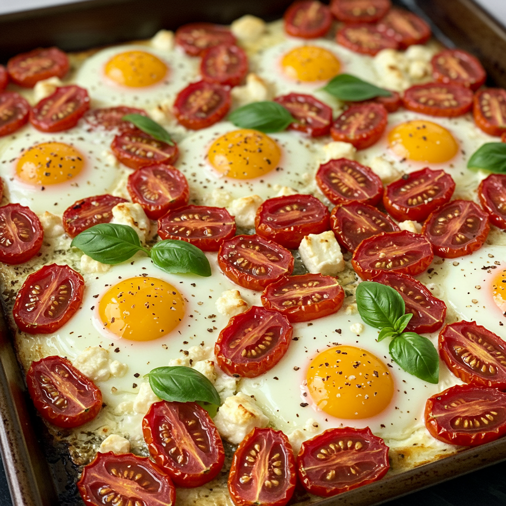 2. Tomato & Feta Baked Eggs