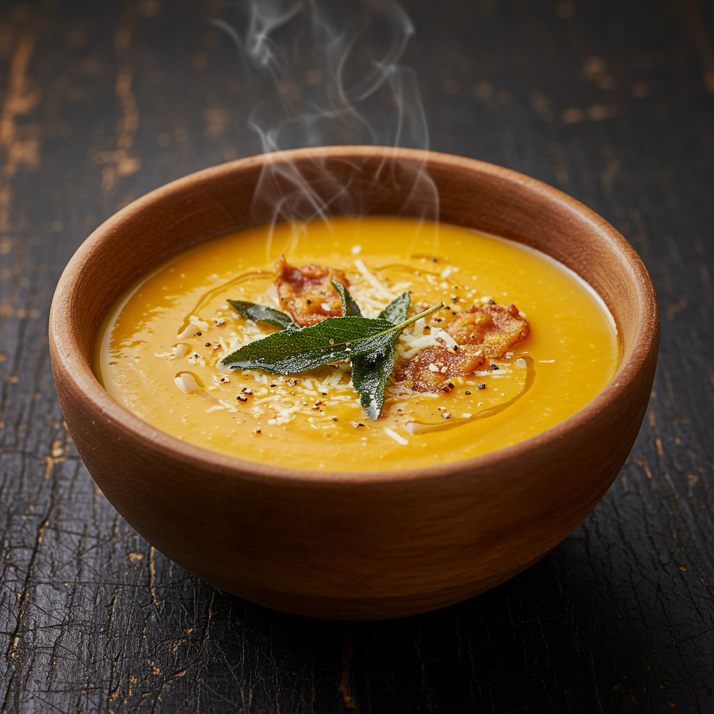 3. Roasted Garlic & Sage Butternut Squash Soup