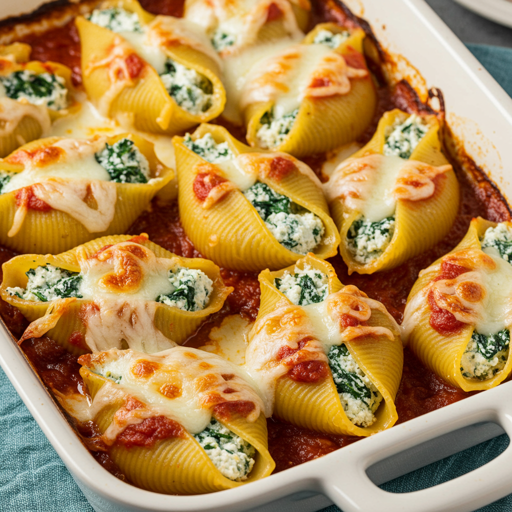 3. Spinach & Chicken Stuffed Shells