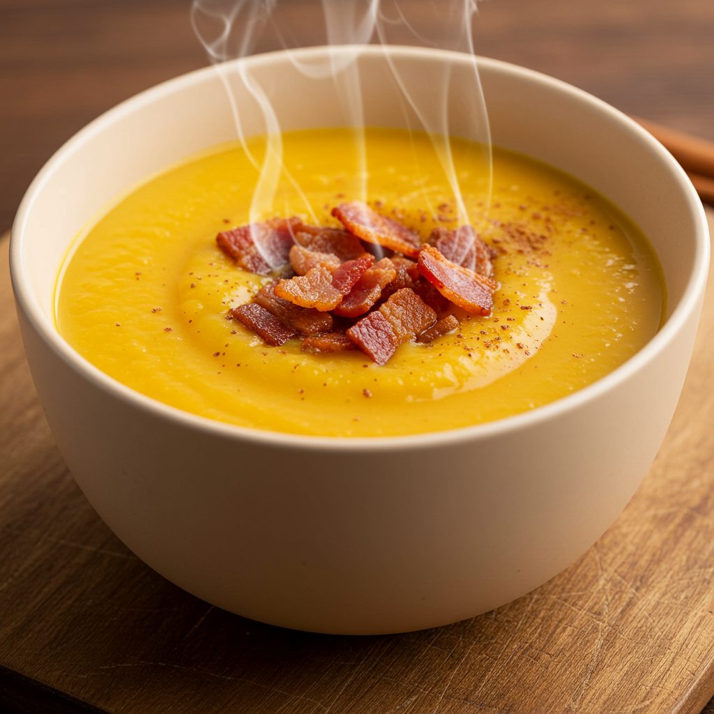 4. Apple & Bacon Butternut Squash Soup