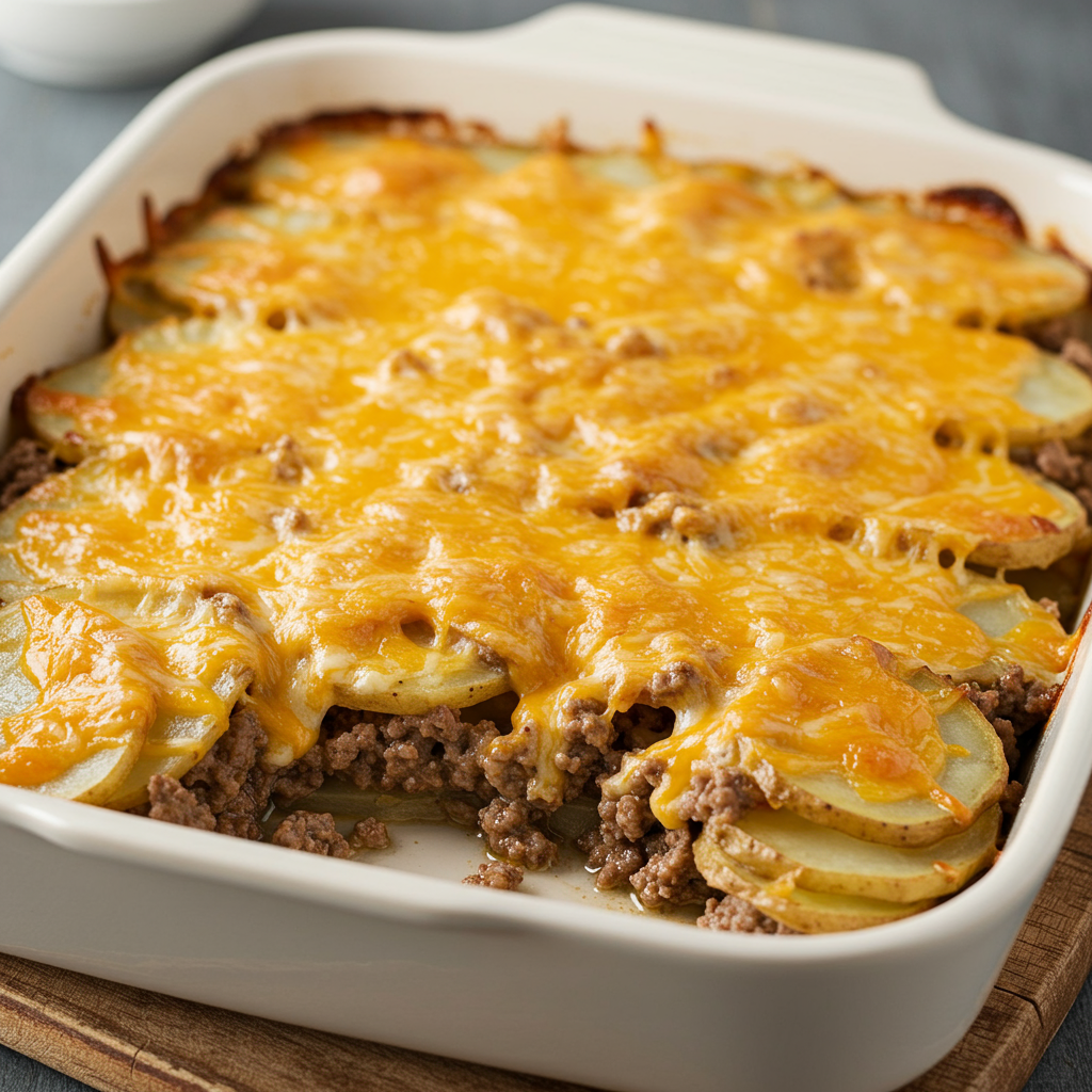 4. Hamburger Potato Casserole