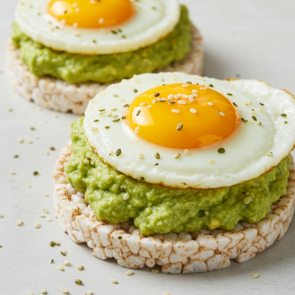 10. Guacamole, Fried Egg & Hemp Seeds