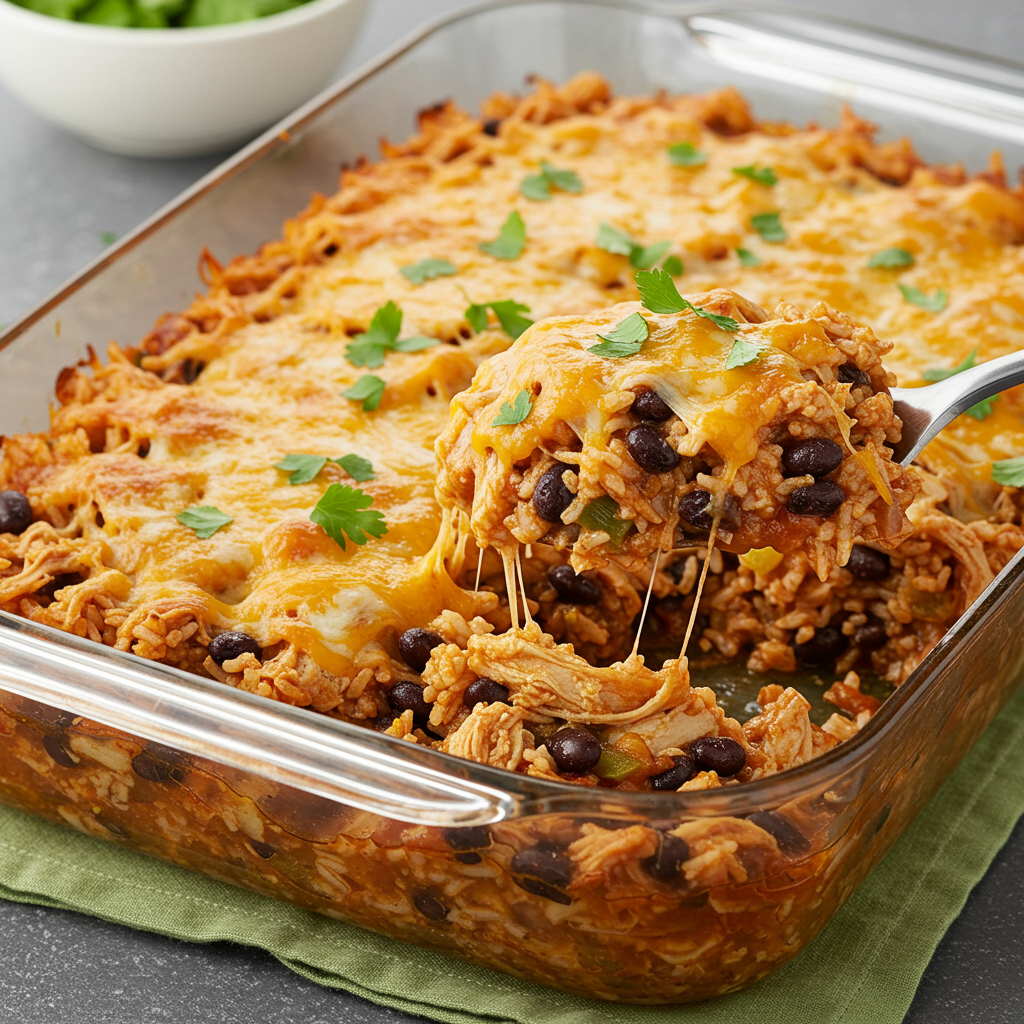 10. Mexican Chicken & Rice Casserole