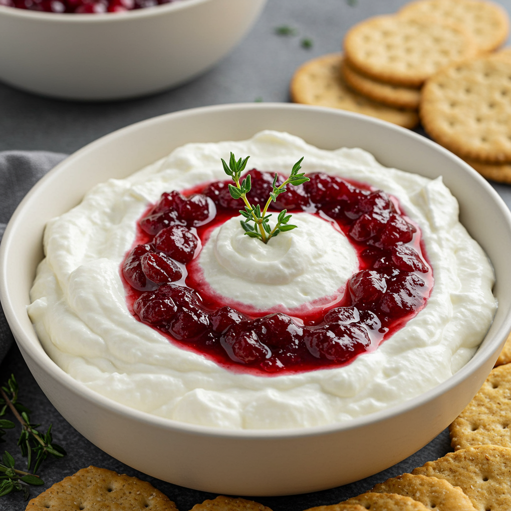 10. Whipped Feta & Cranberry Dip