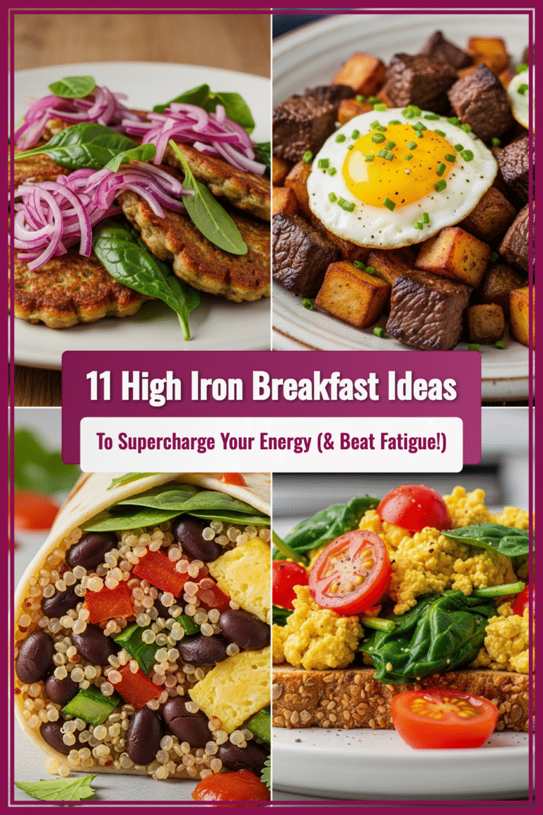 11 High Iron Breakfast Ideas to Supercharge Your Energy (And Beat Fatigue!)