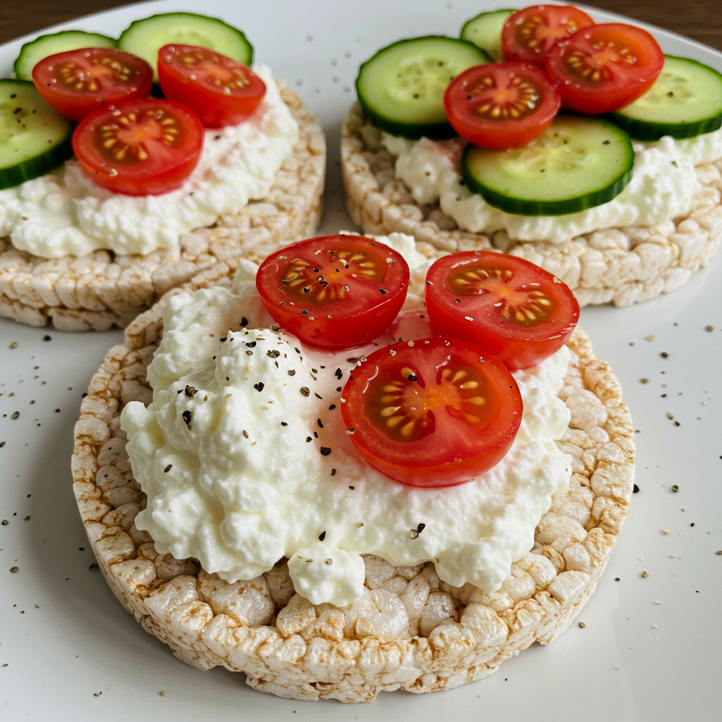 11. Cottage Cheese, Cucumber & Tomato