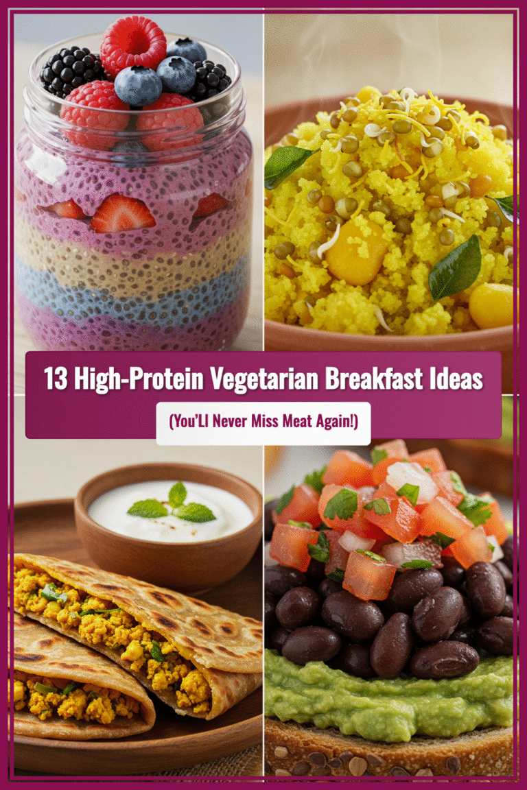 13 High-Protein Vegetarian Breakfast Ideas (Youâll Never Miss Meat Again!)