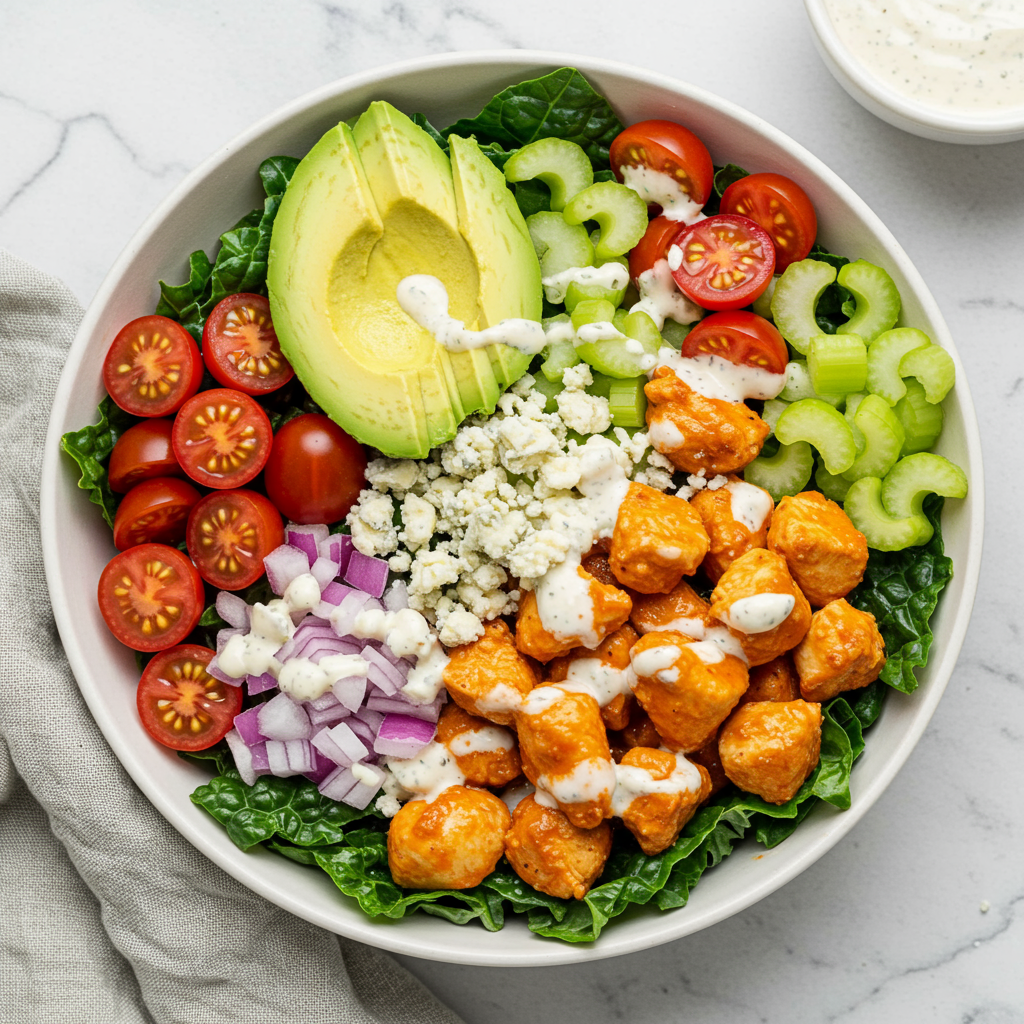 13. Buffalo Chicken Kale Power Bowl