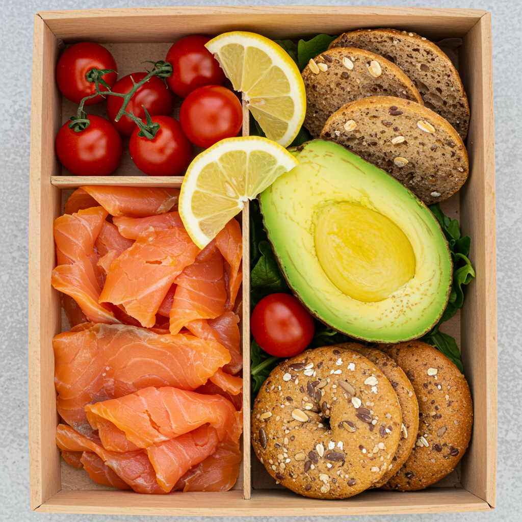 13. Smoked Salmon & Avocado Box