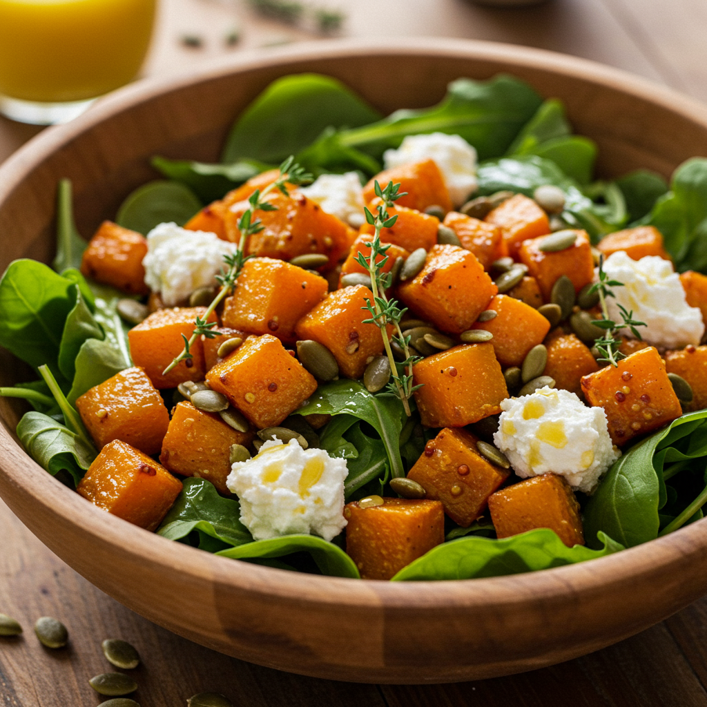 15. Roasted Butternut Squash & Arugula Salad