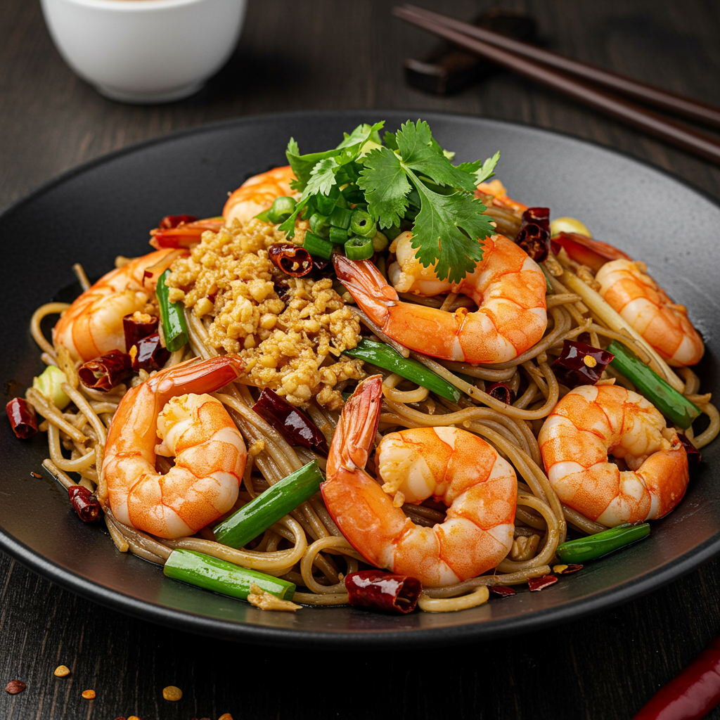 24. Szechuan Shrimp Noodles
