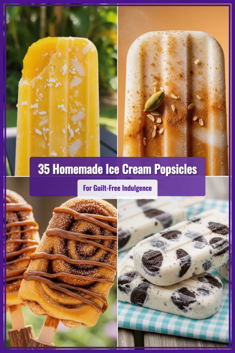 35 Irresistible Homemade Ice Cream Popsicles for Guilt-Free Indulgence
