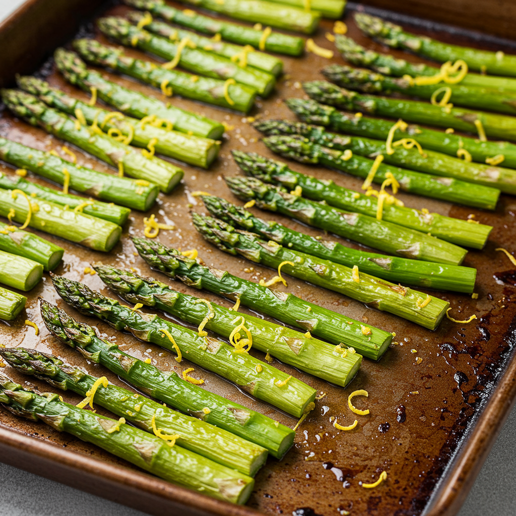 2. Garlic Butter Roasted Asparagus