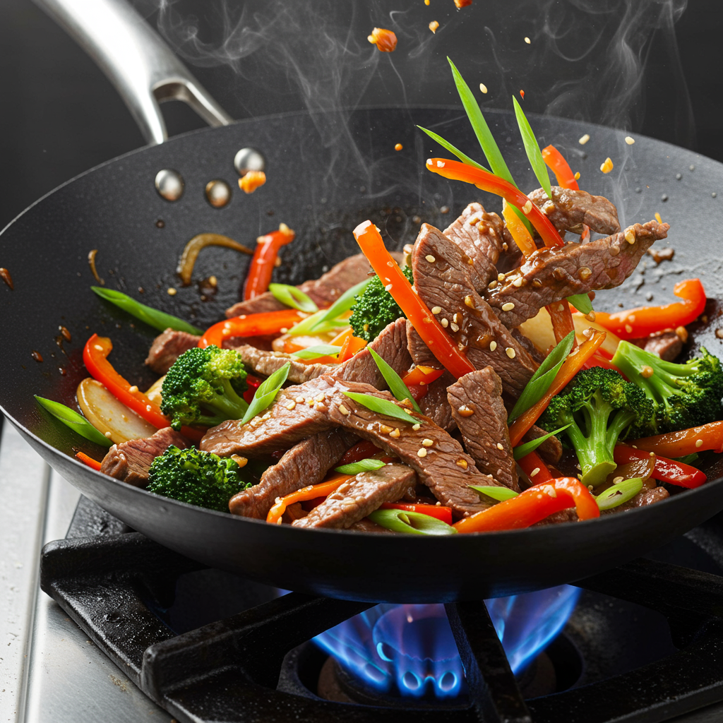 3. Asian-Style Garlic Ginger Steak