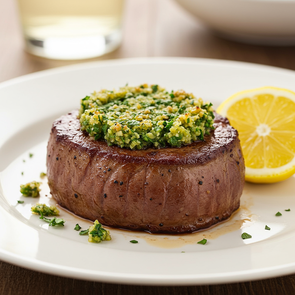3. Mediterranean Herb Filet Mignon