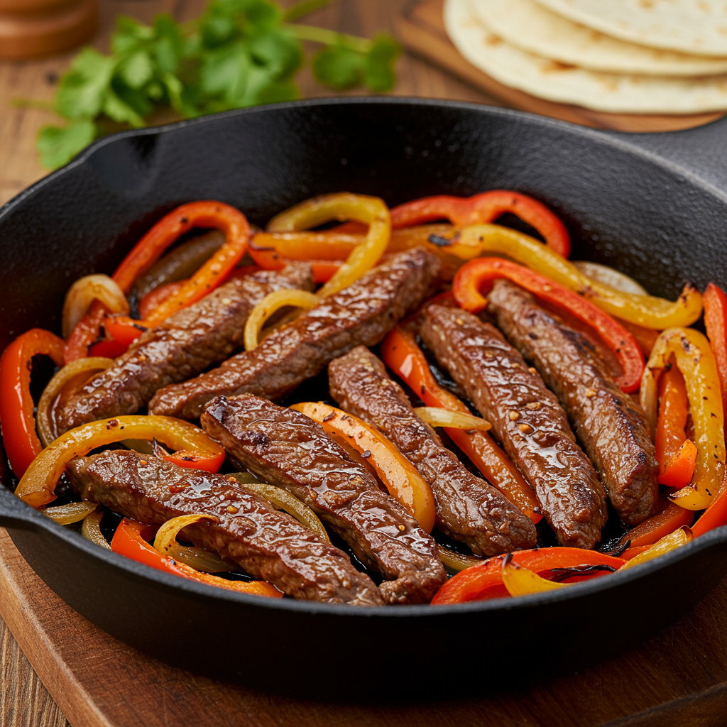 5. Flank Steak Fajita Style