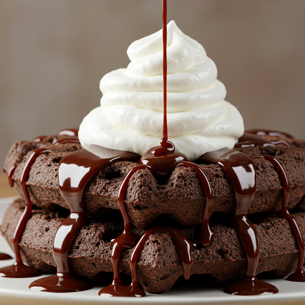 6. Chocolate Loverās Belgian Waffles