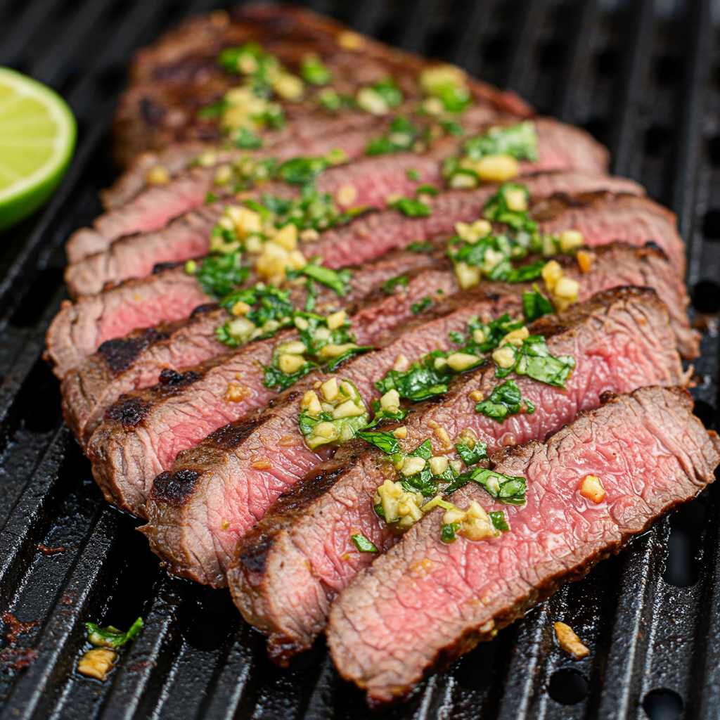6. Garlic Lime Cilantro Steak