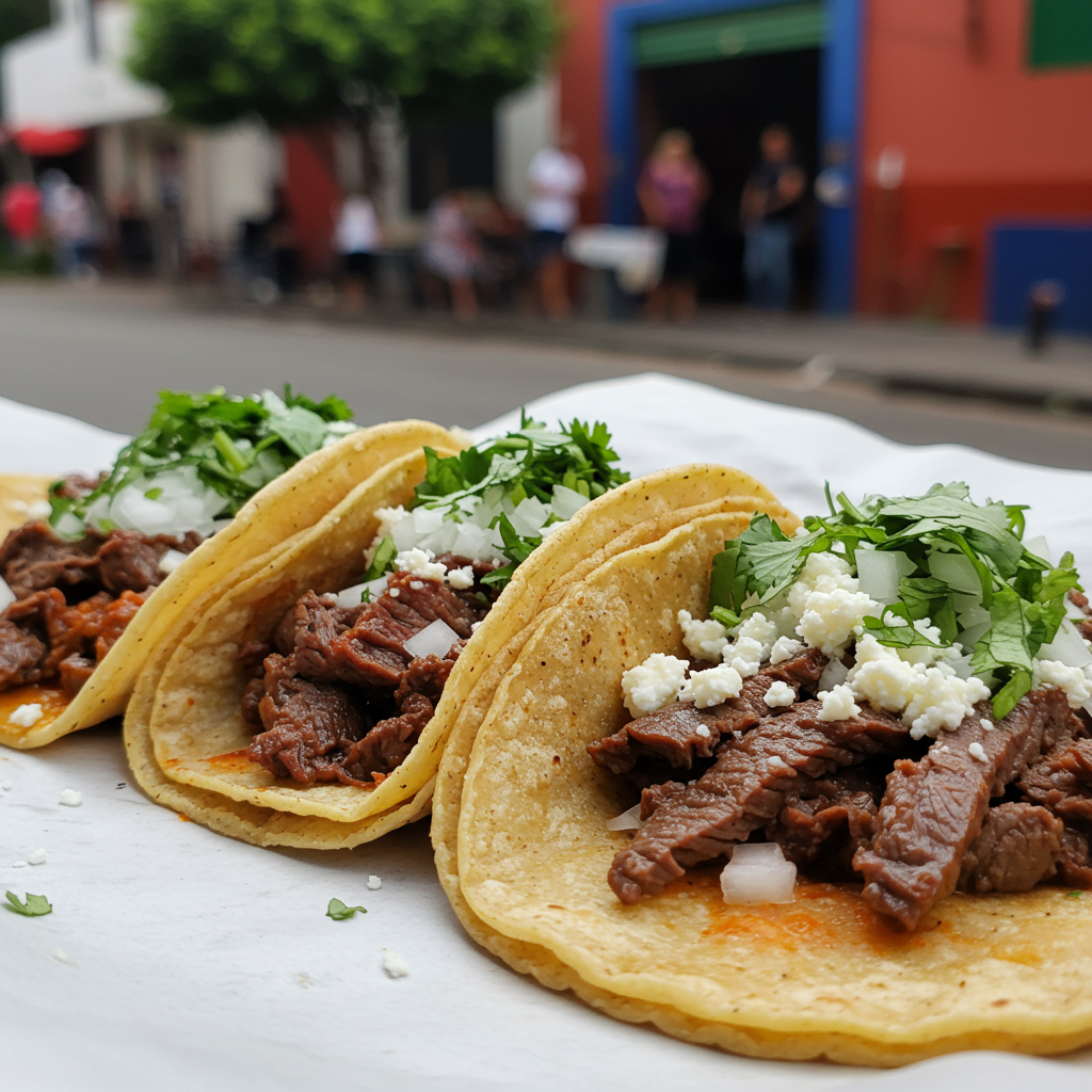6. Mexican Street Steak Tacos