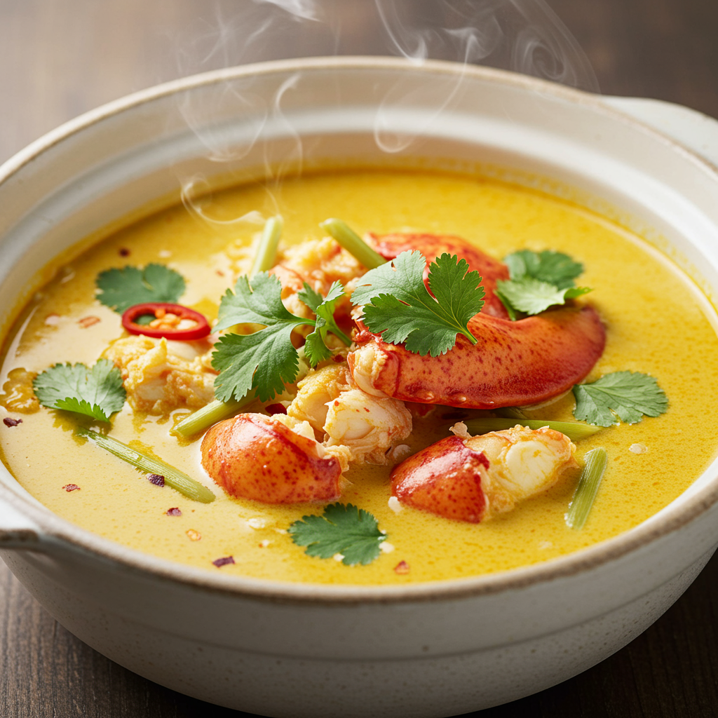 8. Dairy-Free Lobster Soup with Coconut & Lemongrass