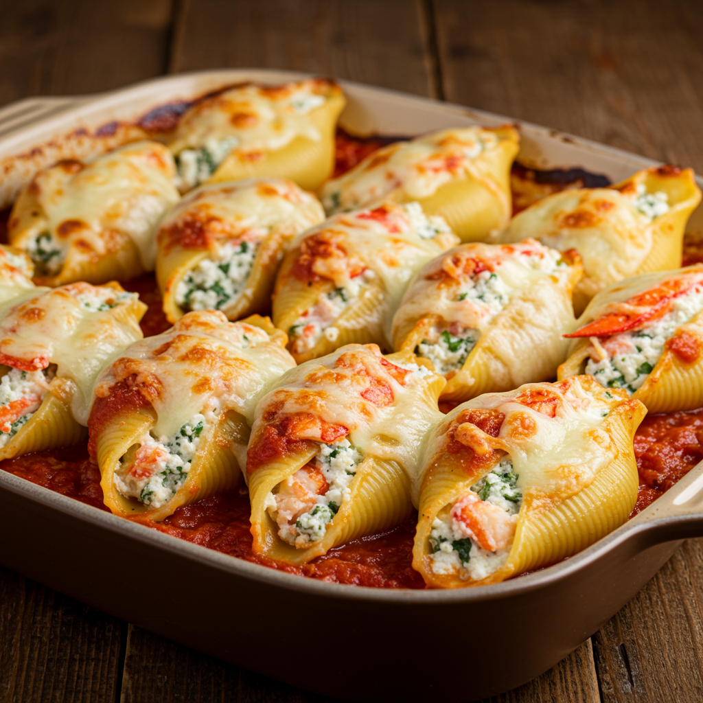 8. Lobster Stuffed Shells