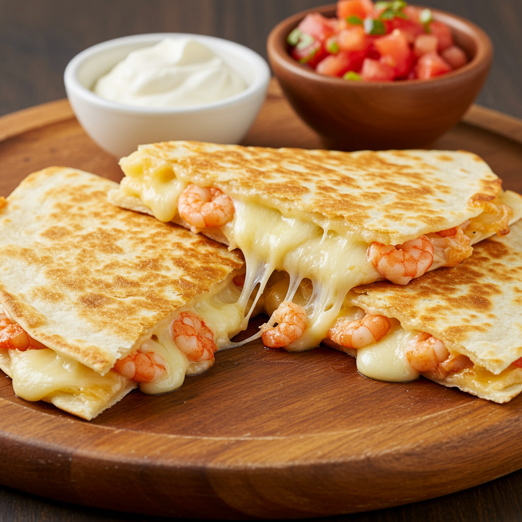 9. Langostino Quesadillas