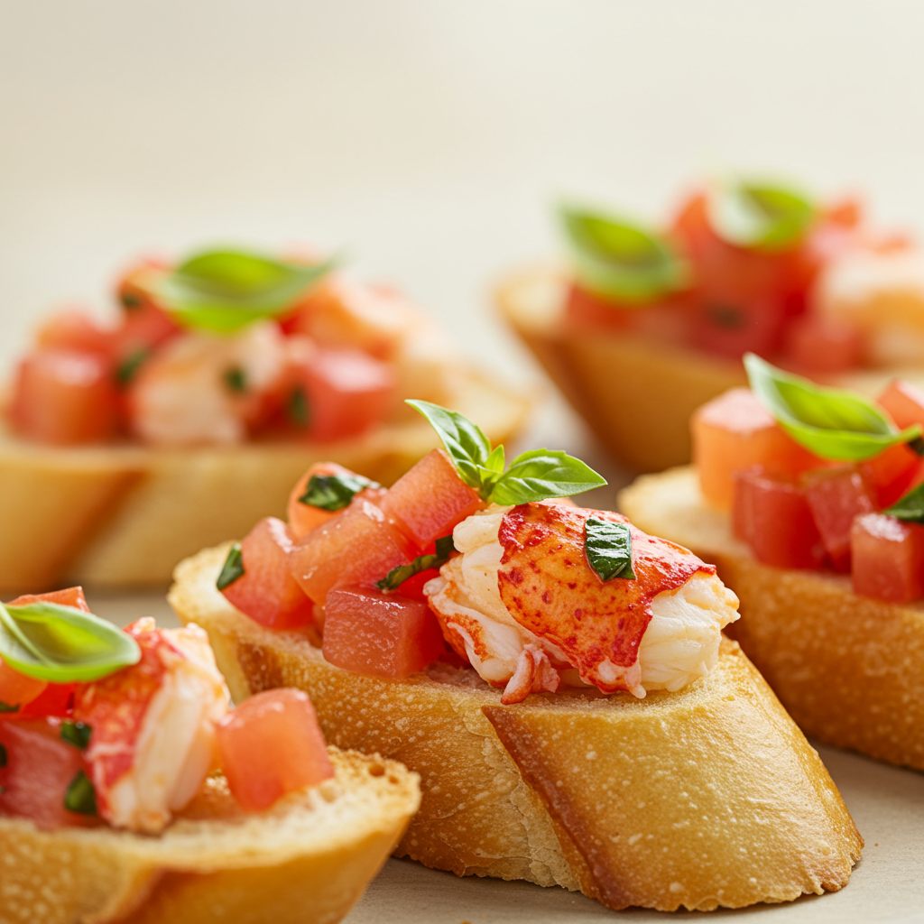 9. Lobster Bruschetta