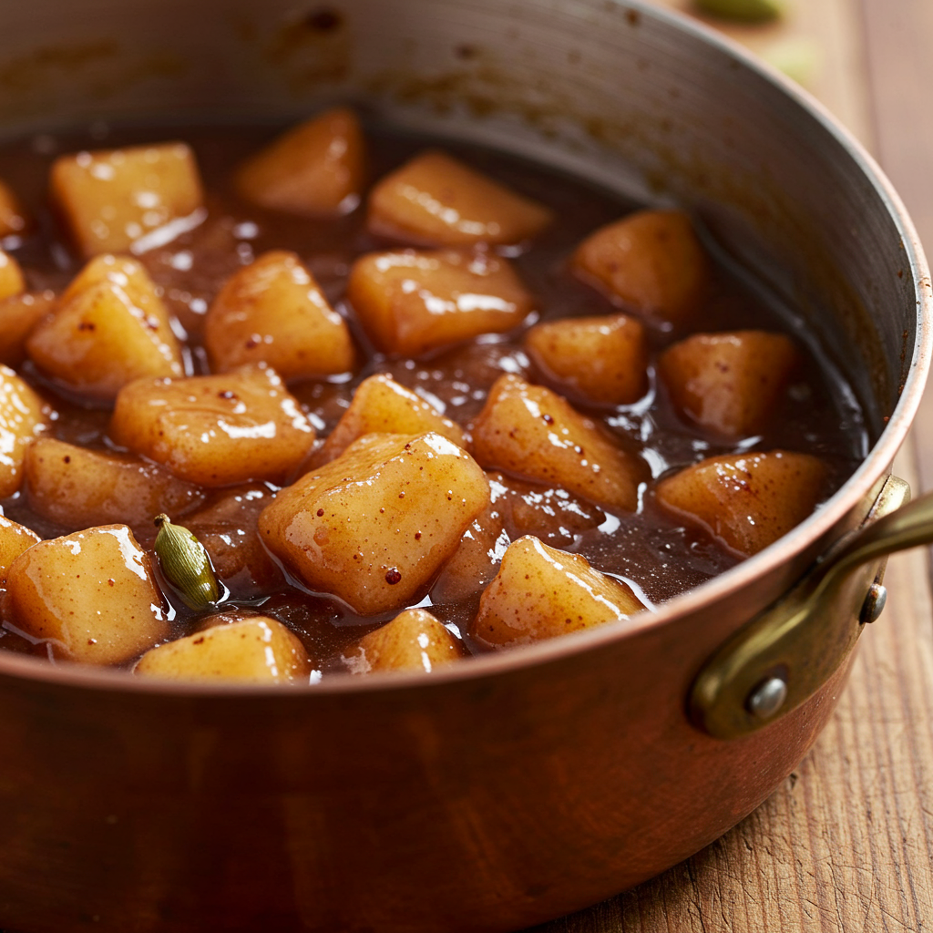 9. Spiced Chai Apple Pie Filling (Warm & Aromatic)