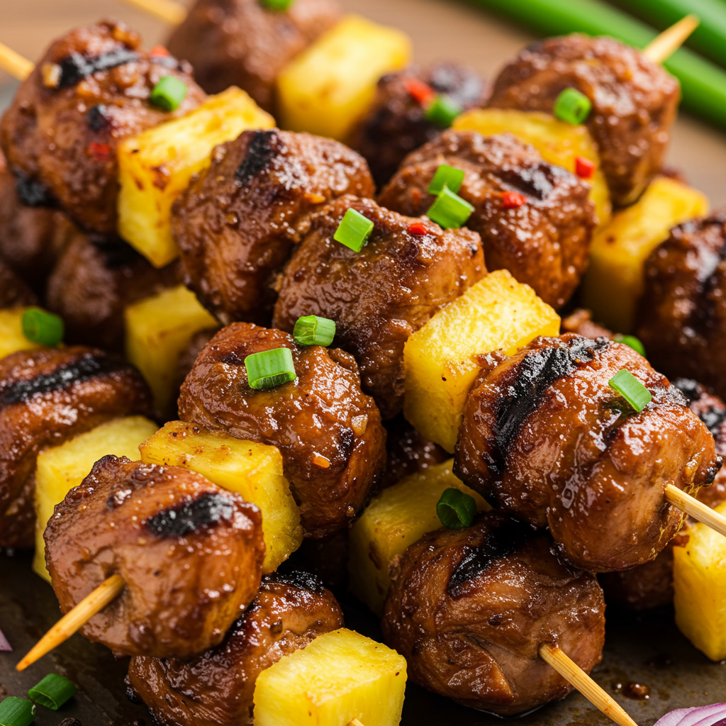 10. Jamaican Jerk Chicken Kebabs