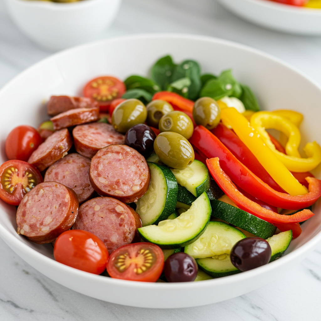 11. Mediterranean Kielbasa Bowl