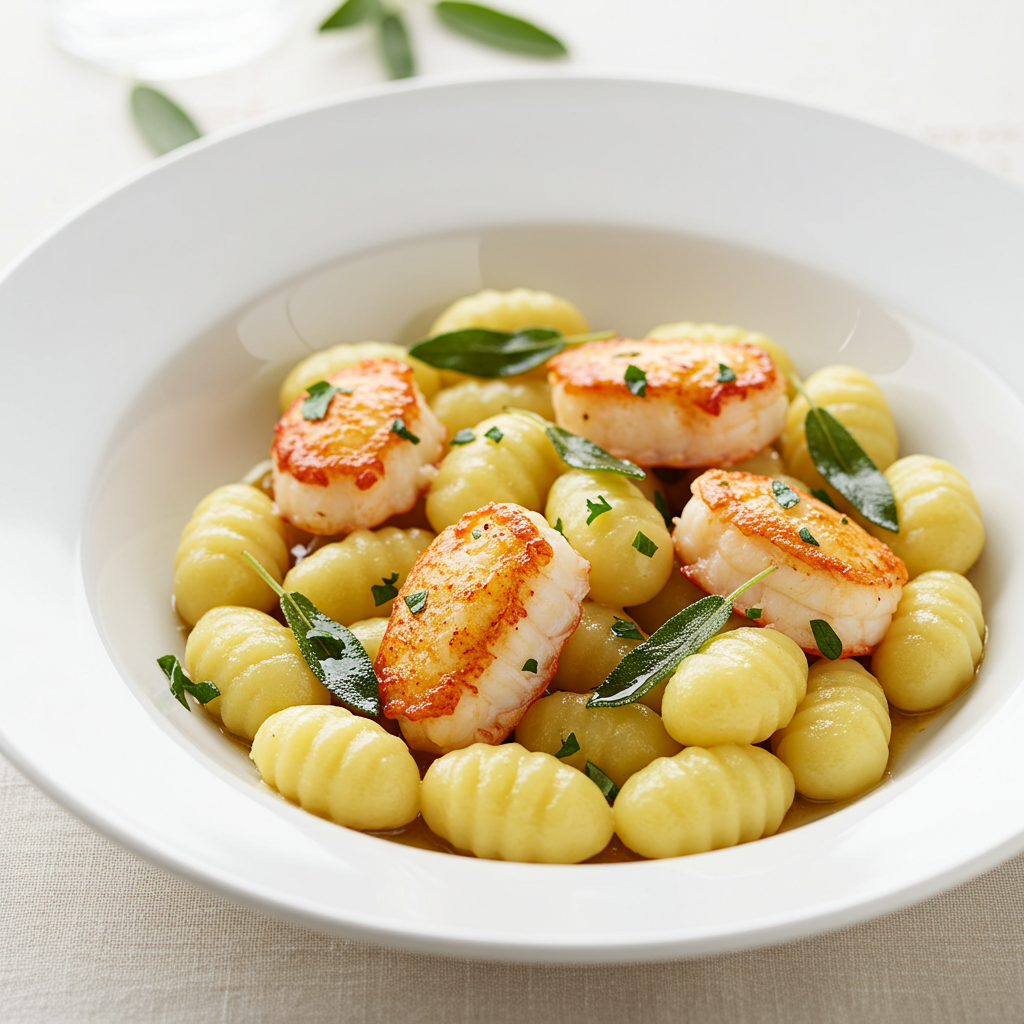 11. Pan-Seared Lobster with Gnocchi