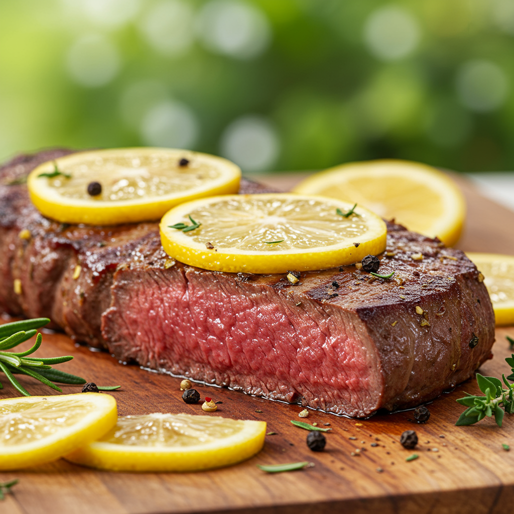 14: Lemon-Herb Venison Steaks