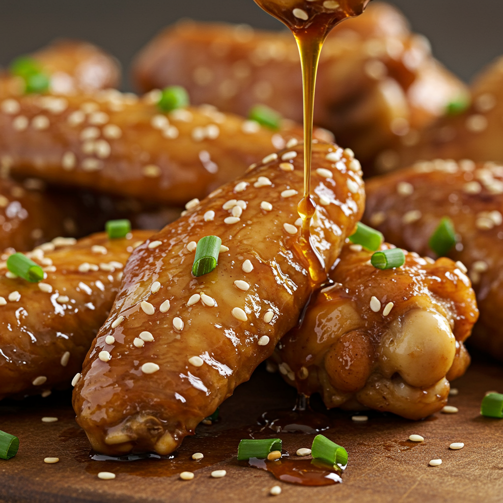 17. Honey Sesame Chicken Wings
