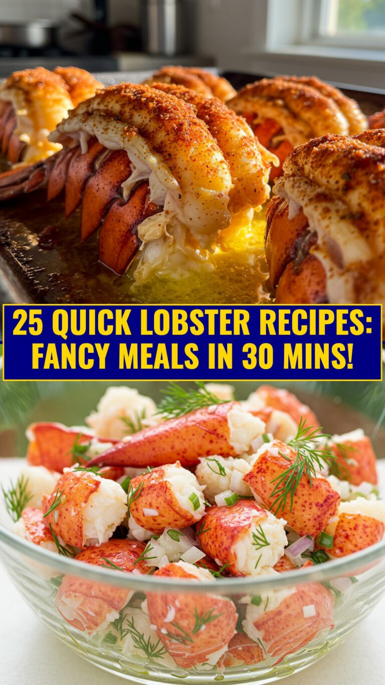 25 Quick Lobster Recipes: Fancy Meals in 30 Mins!